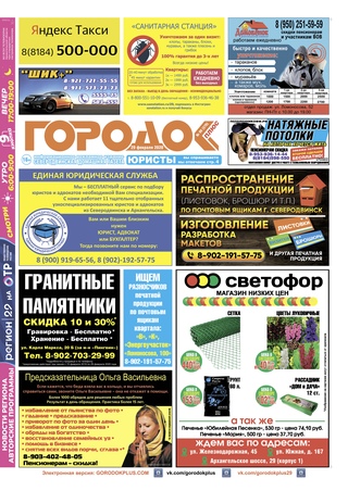 Городок плюс, выпуск номер 8 от 29 февраля 2020 года.