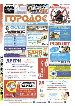 Городок плюс, выпуск номер 45 от 18 ноября 2018 года.