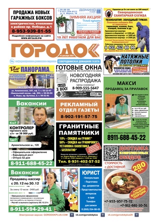 Городок плюс, выпуск номер 49 от 18 декабря 2021 года.