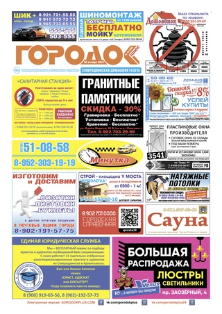 Городок плюс, выпуск номер 40 от 26 октября 2019 года.